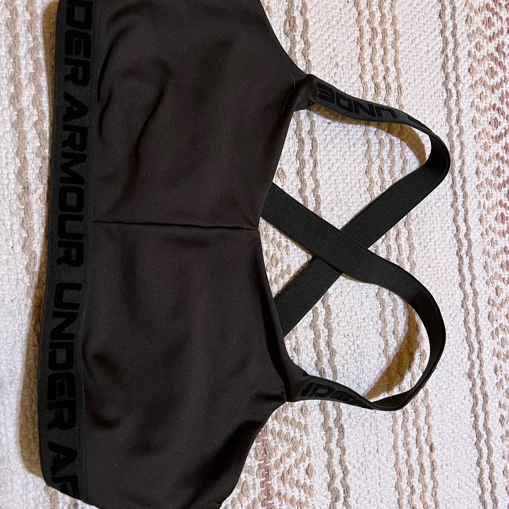 Green Under Armour Sport Bra